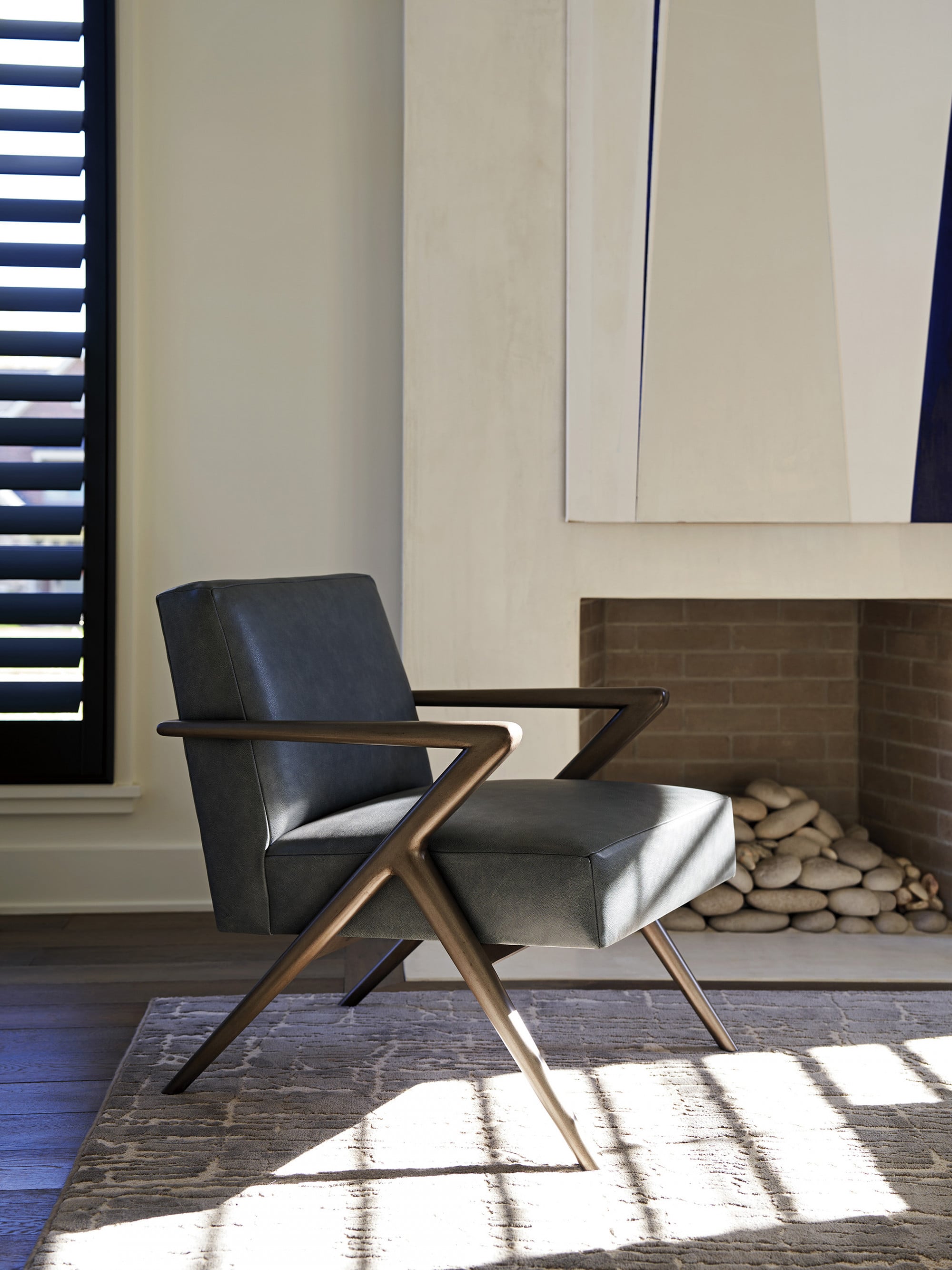 Leather Accent Chair