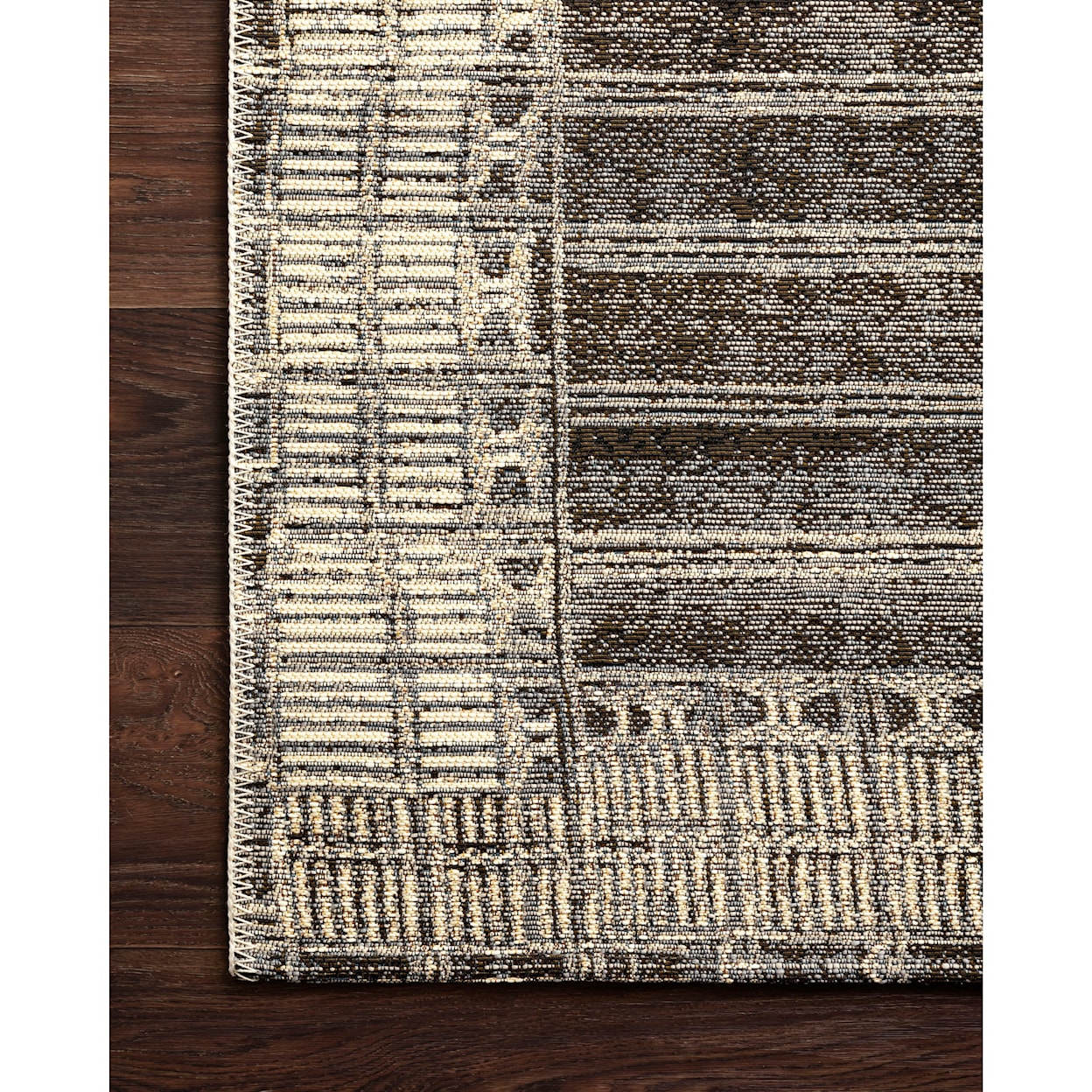 Reeds Rugs Mika 7'10" x 11'2" Charcoal / Ivory Rug