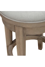 Liberty Furniture Brentwood Contemporary Upholstered Swivel Console Stool