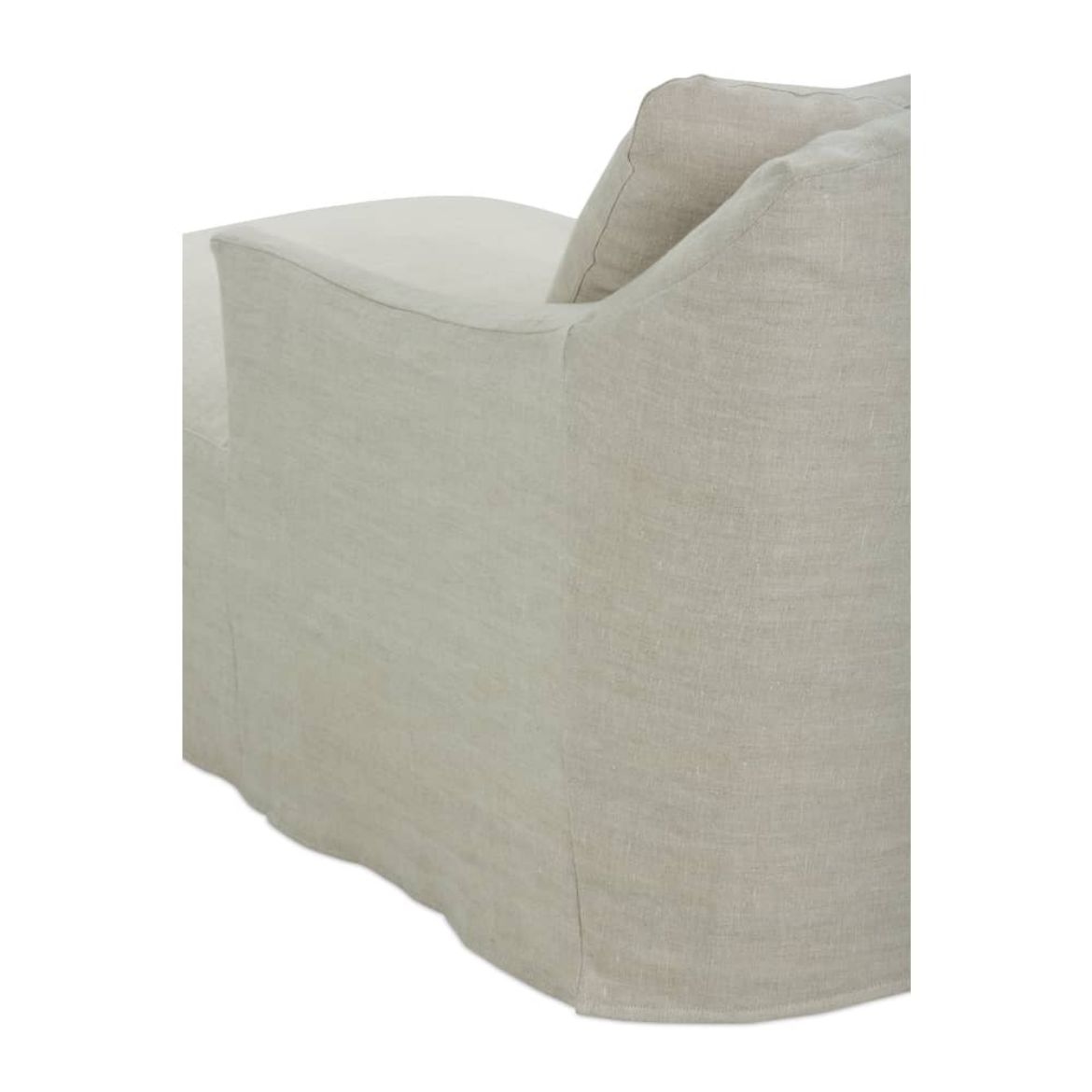 Rowe Noel Slipcovered Chaise Chair