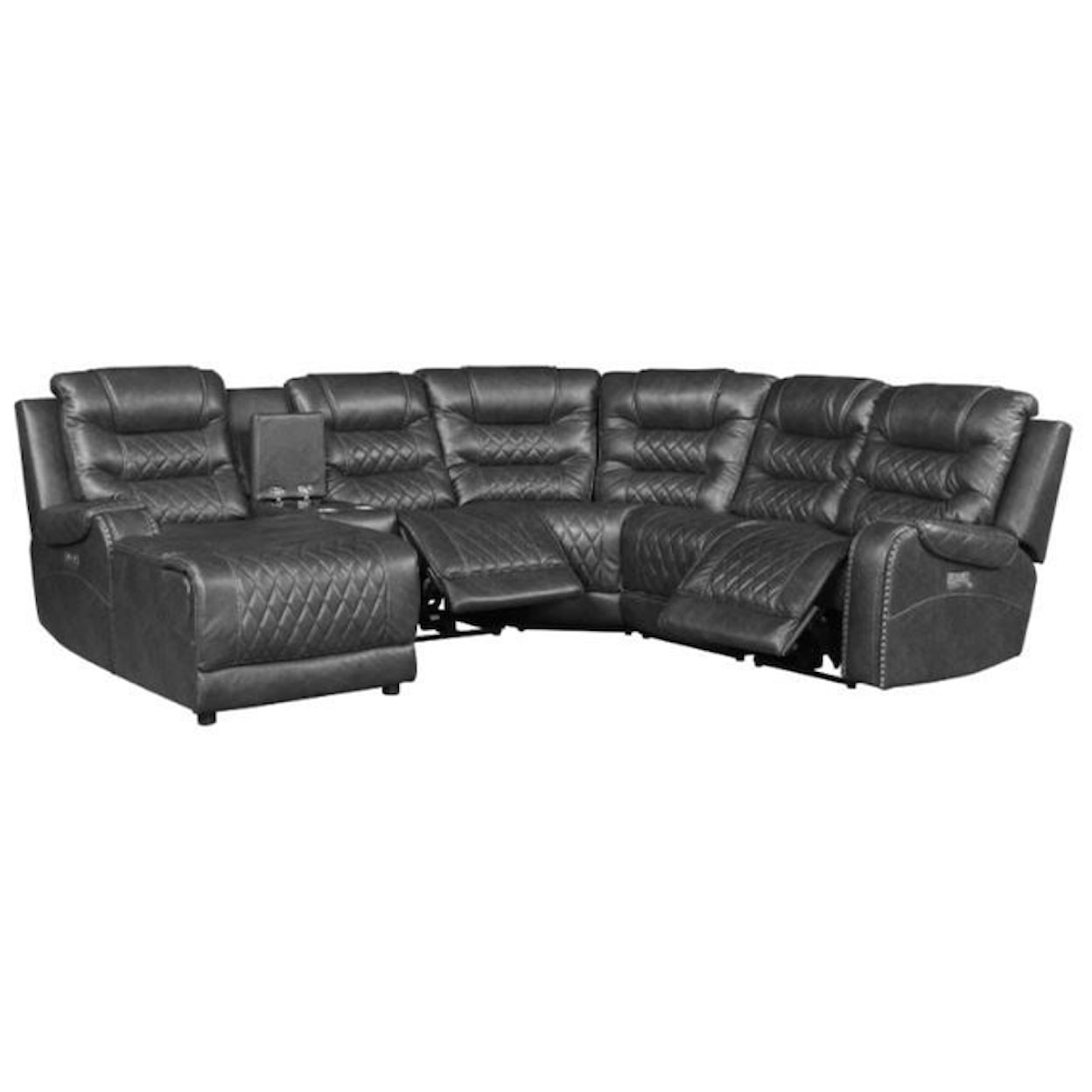 Homelegance Putnam Power Reclining Sectional