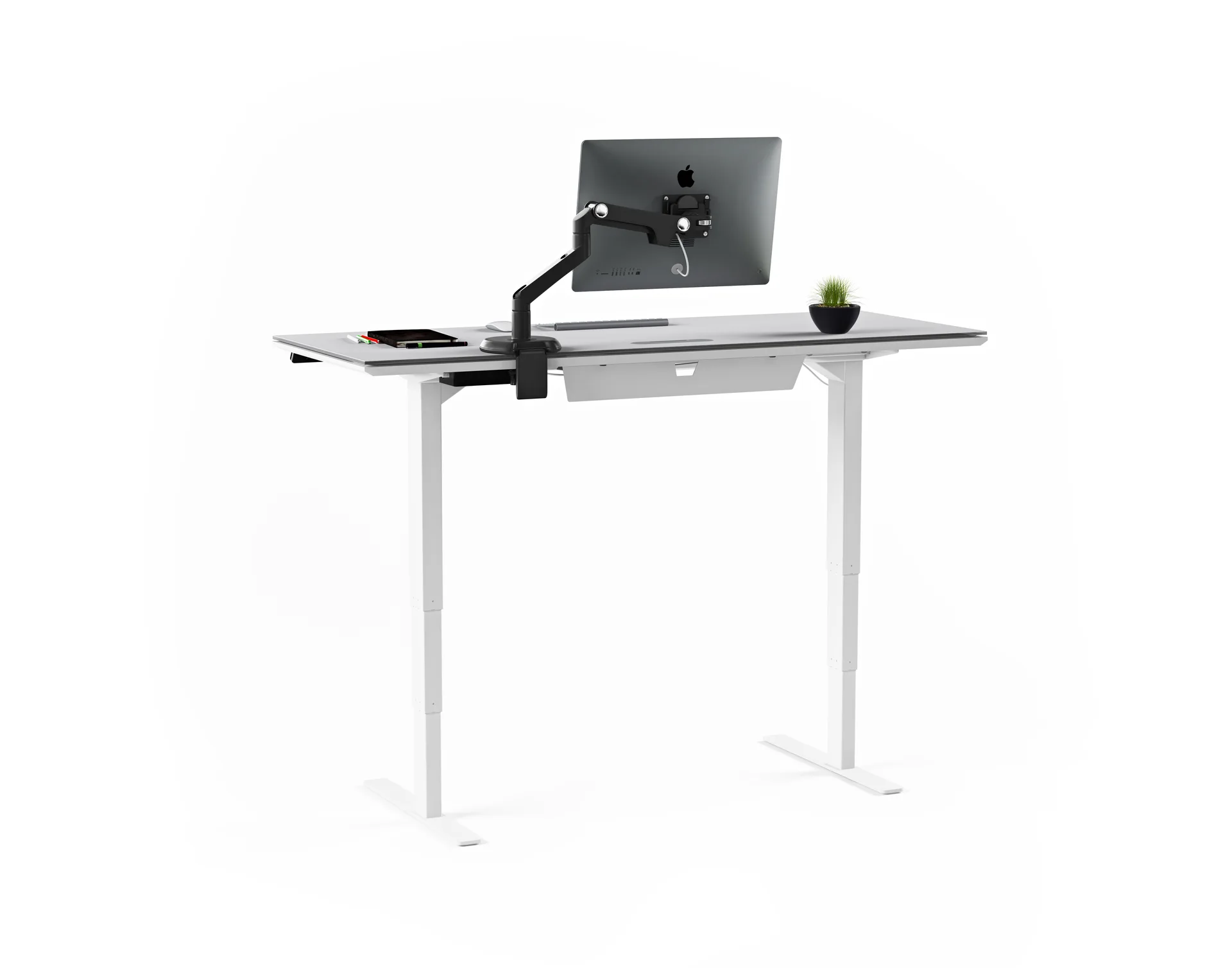60" x 24" Modern Sit+Stand Desk