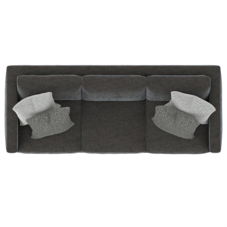 Dakota Leather-Fabric Sofa