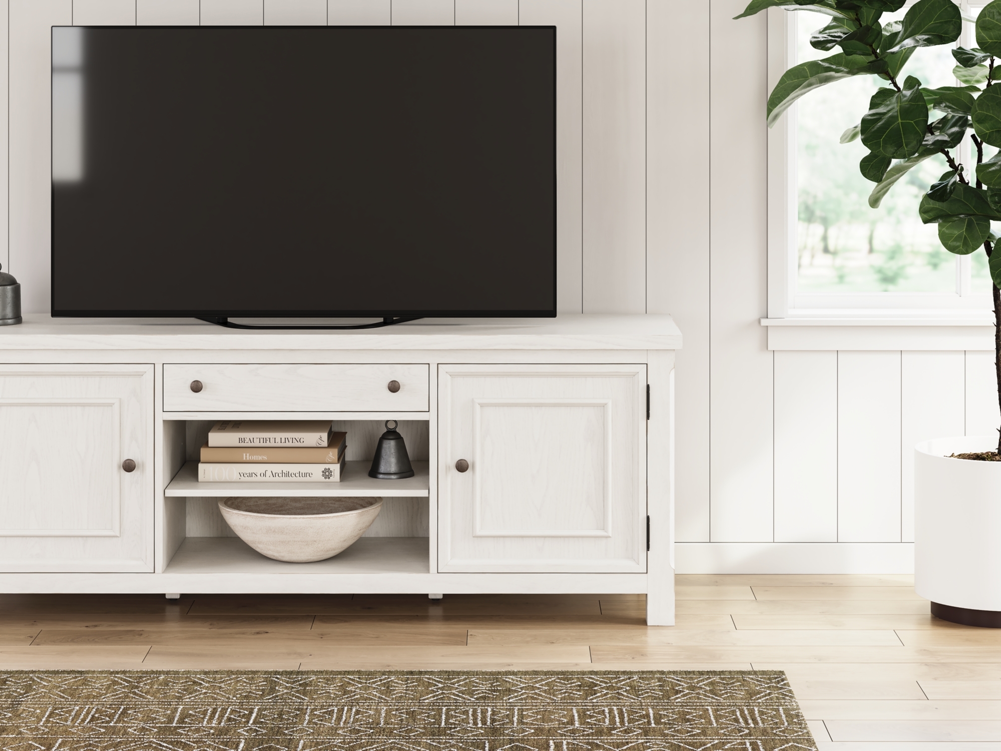 Signature Design by Ashley Robbinsdale Extra Large TV Stand
