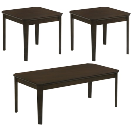 Amaro 3-piece Coffee and End Table Set