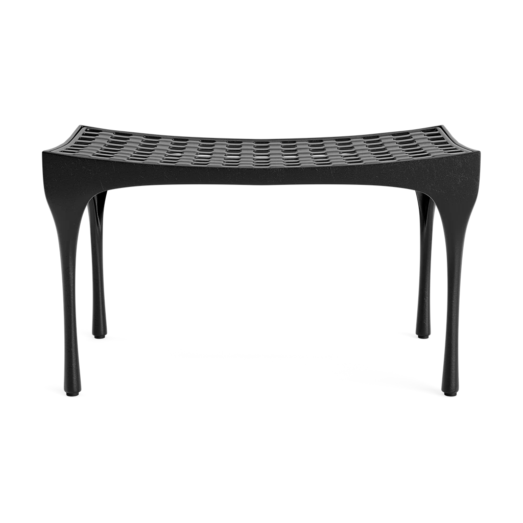 Classic Cast Aluminum Chair Ottoman