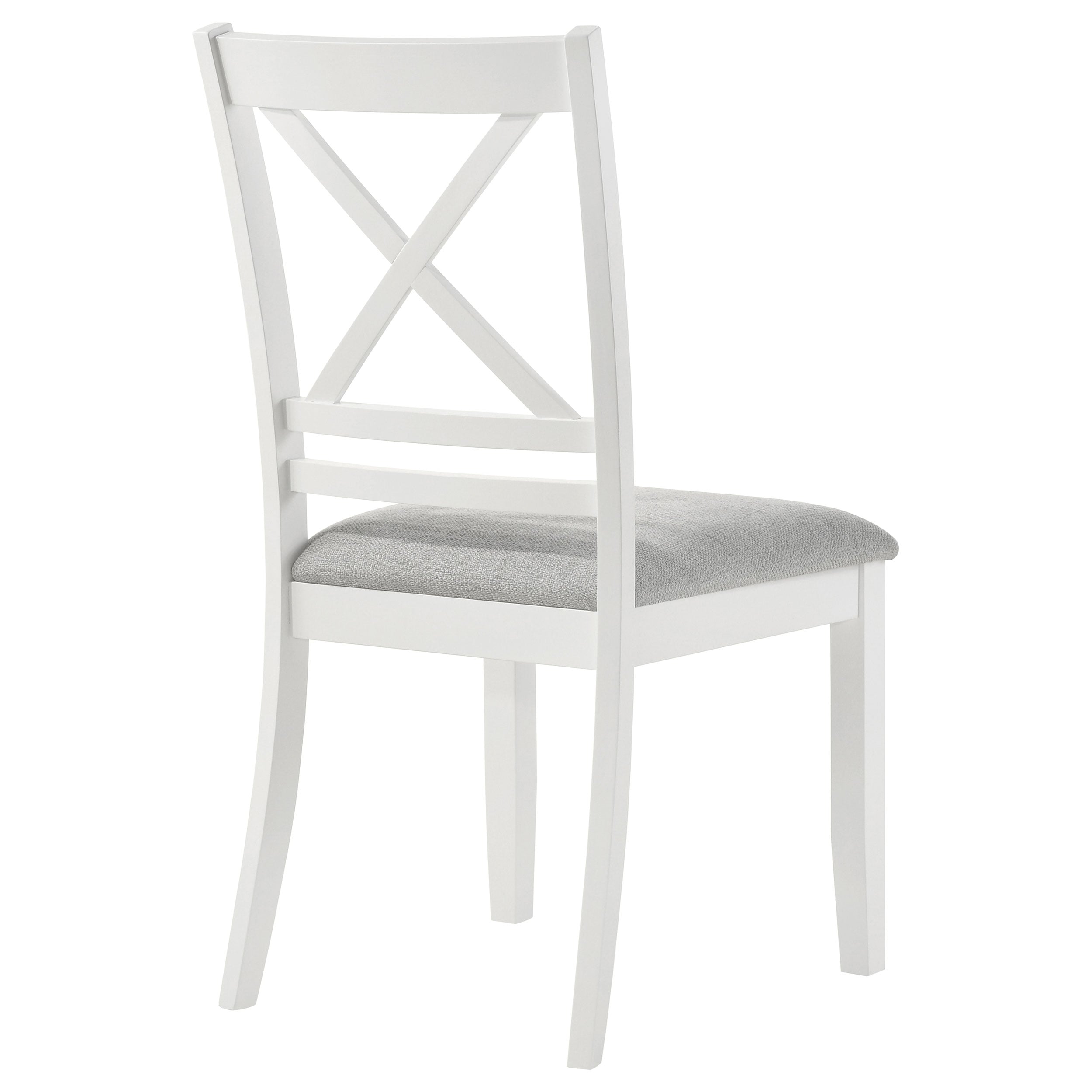 Coaster Hollis Cross Back Wood Dining Side Chair