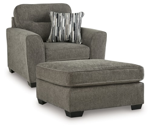 Oversized Chair And Accent Ottoman