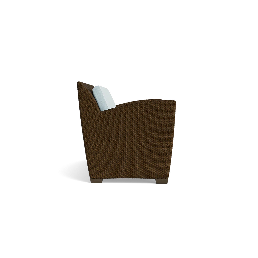 Slim-Back Wicker Sofa