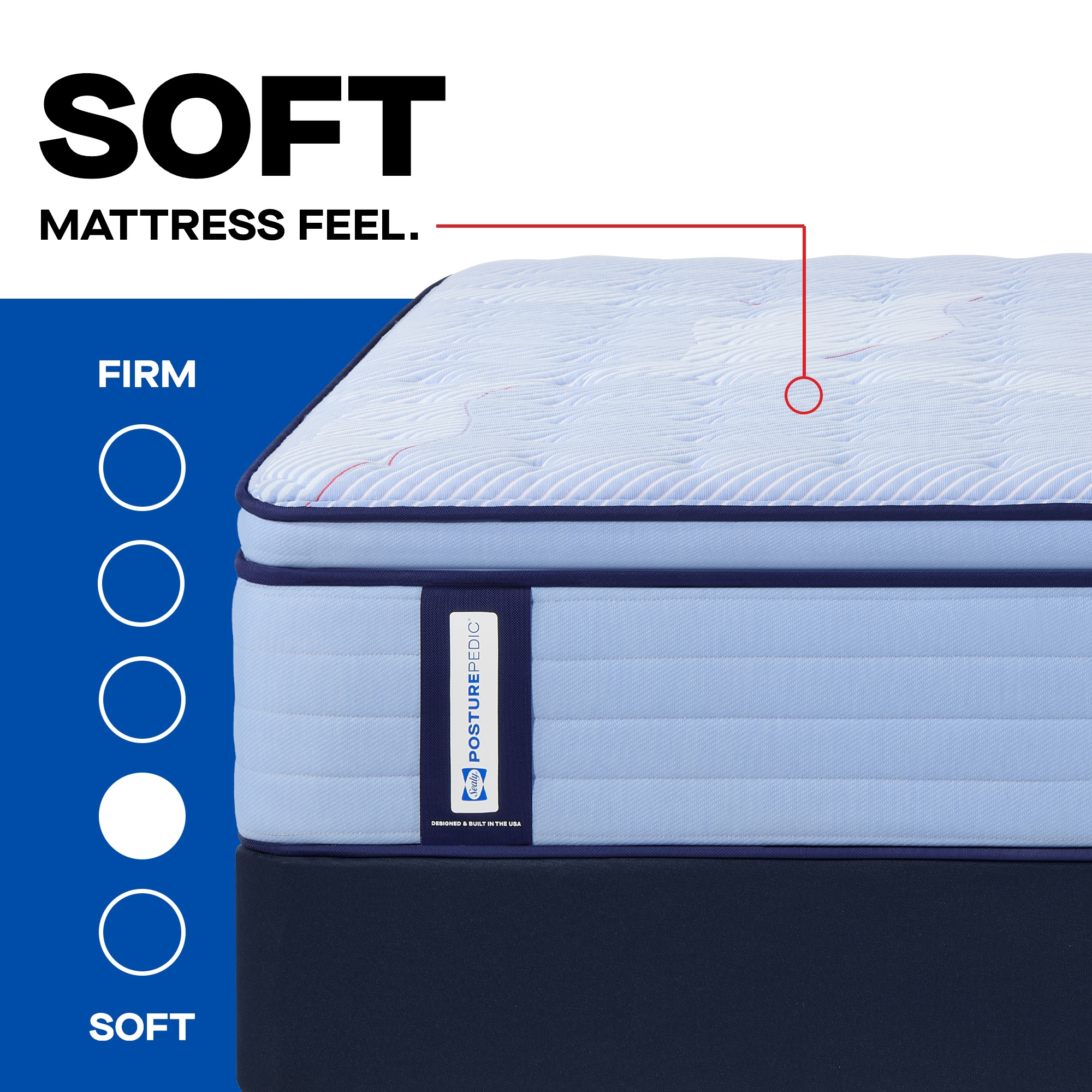 Sealy Posturepedic® Jace Euro Pillow Top Soft Jace Euro Pillow Top Soft Cal King