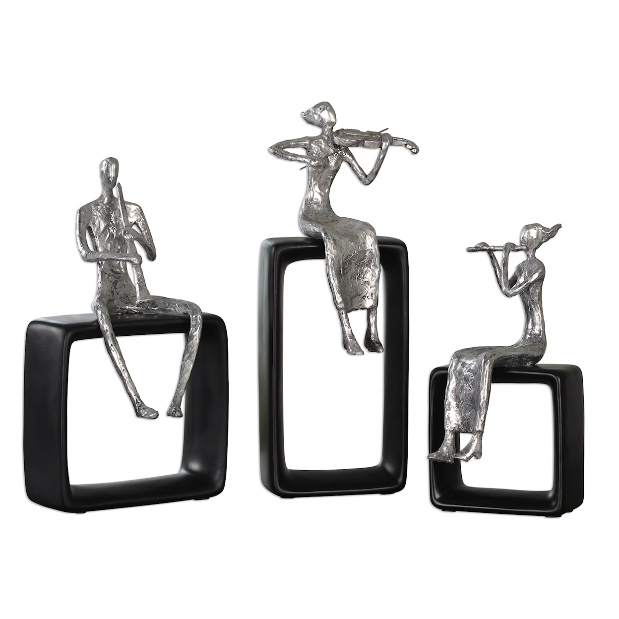 Uttermost Accessories - Statues and Figurines Musical Ensemble Statues, S/3