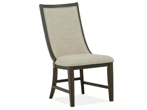Casual Upholstered Host Side Chair
