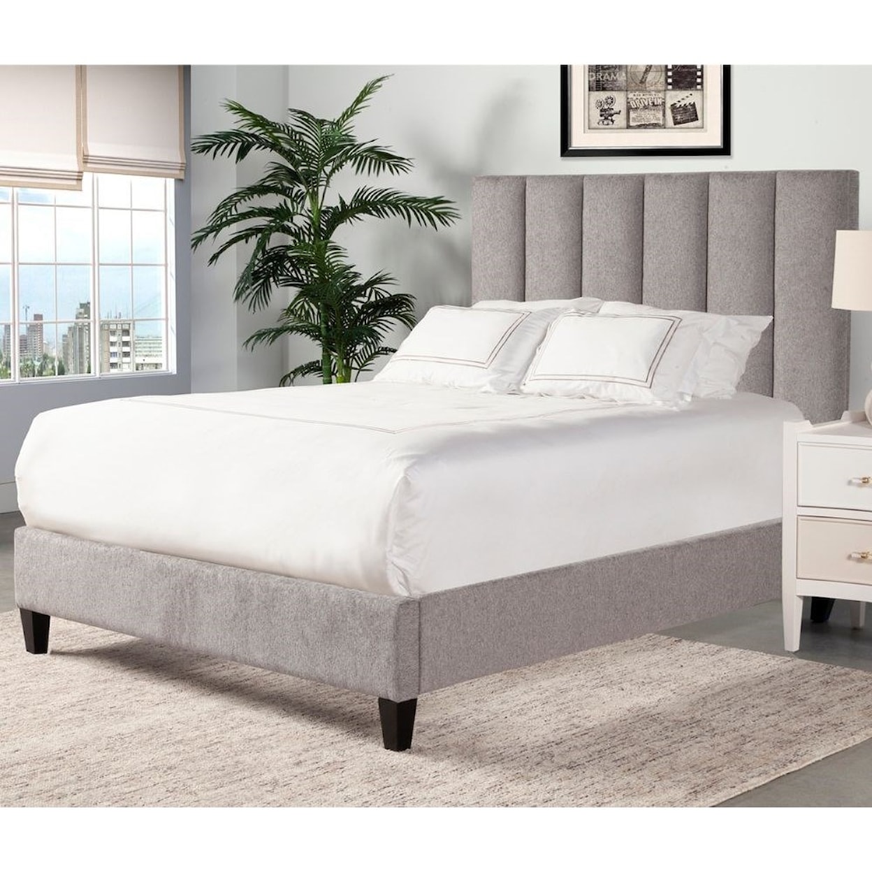 PH Avery King Upholstered Bed
