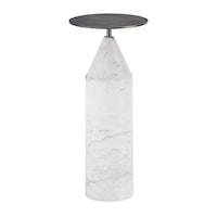 Modernist Martini Table w/ Marble Base