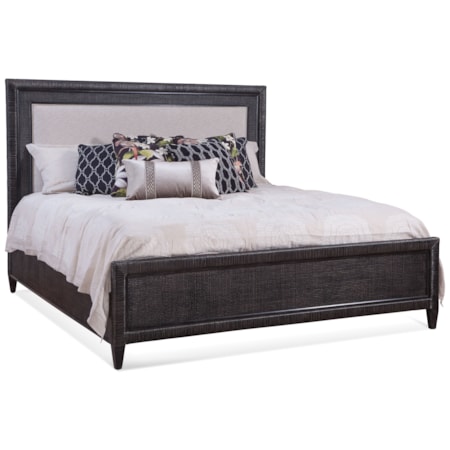 Queen Upholstered Panel Bed
