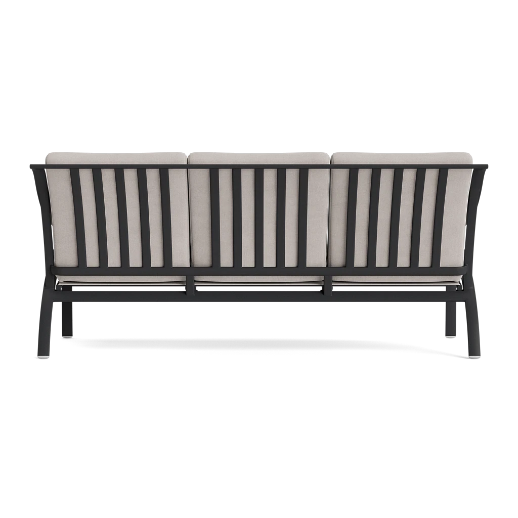 Cushioned Slope-Arm Sofa