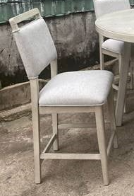 Transitional Counter-Height Dining Chair with Upholstered Seat