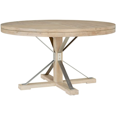 Transitional Single Pedestal Table