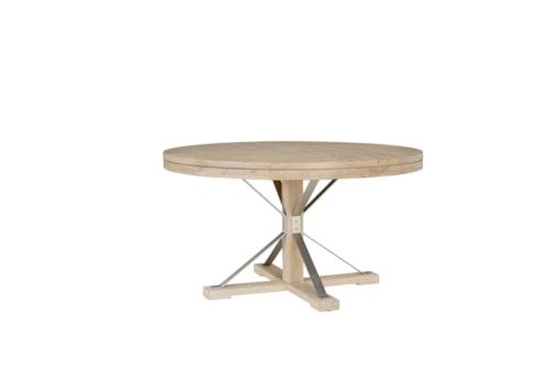 Transitional Single Pedestal Table