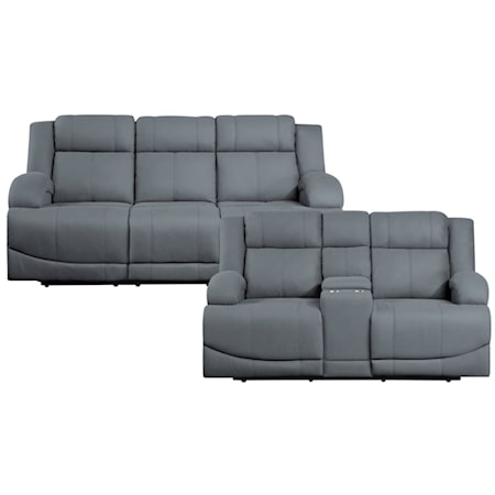 2-Piece Power Reclining Living Room Set