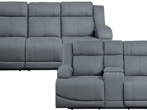 2-Piece Power Reclining Living Room Set