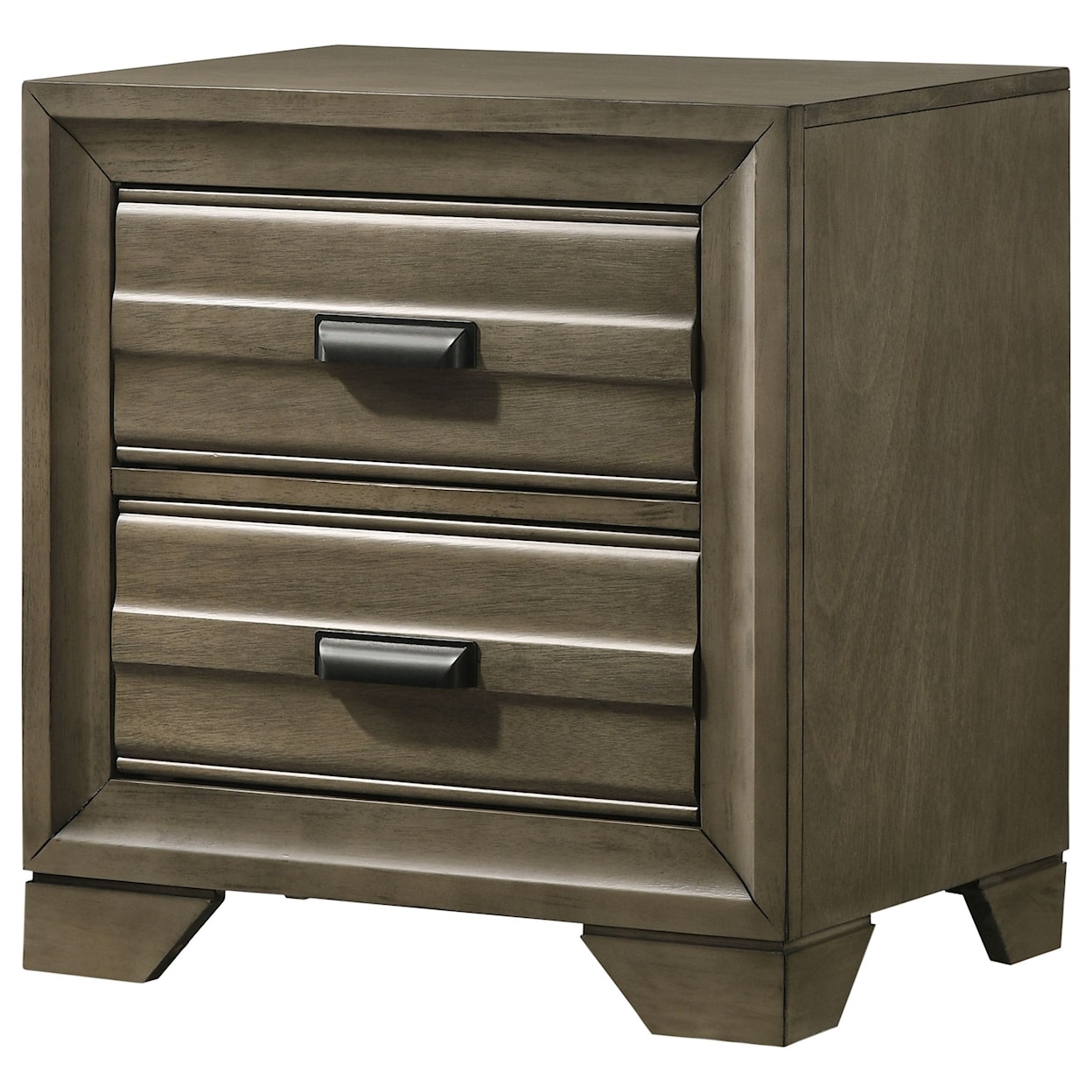 Lifestyle 5236A 2 Drawer Nightstand