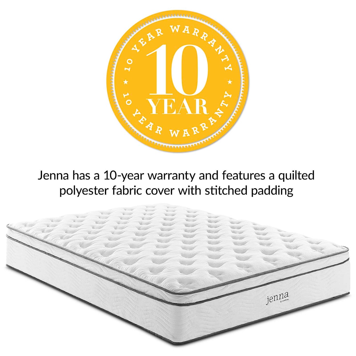 Modway Jenna 14" King Mattress