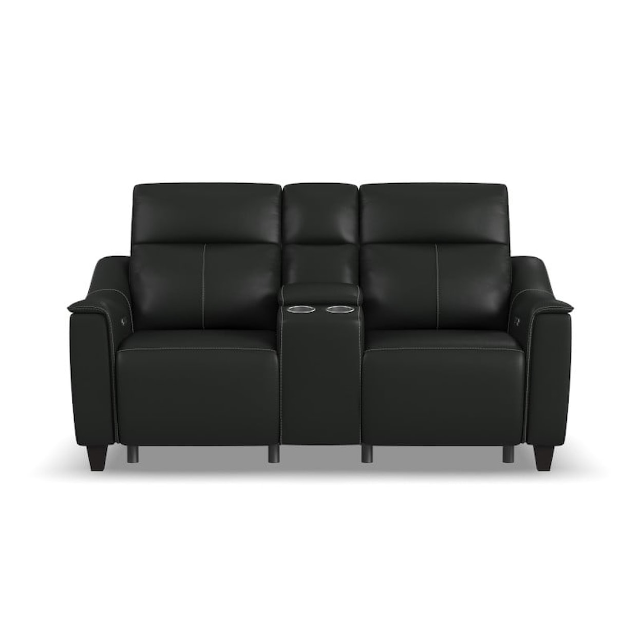 Flexsteel Walter Power Reclining Console Loveseat