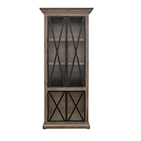 Rustic 4-Door Cabinet