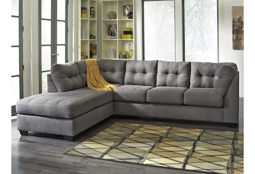 Maier Sectional with LAF Chaise by Benchcraft at HomeWorld Furniture