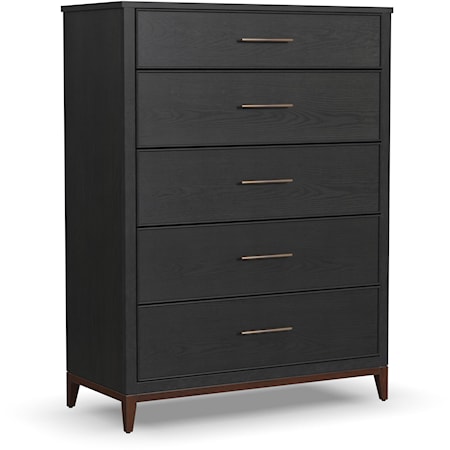 Transitional Drawer Chest with Soft-Close Drawers