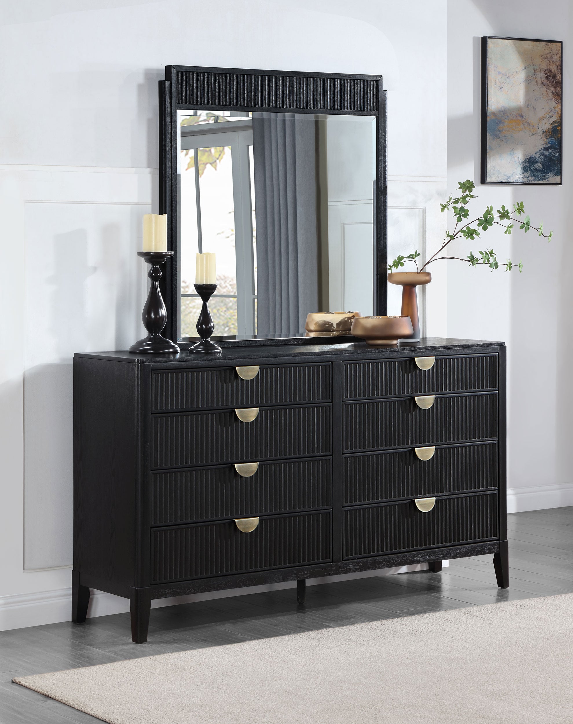 8-drawer Dresser w/ Mirror