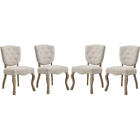 Set of 4 Dining Side Chairs