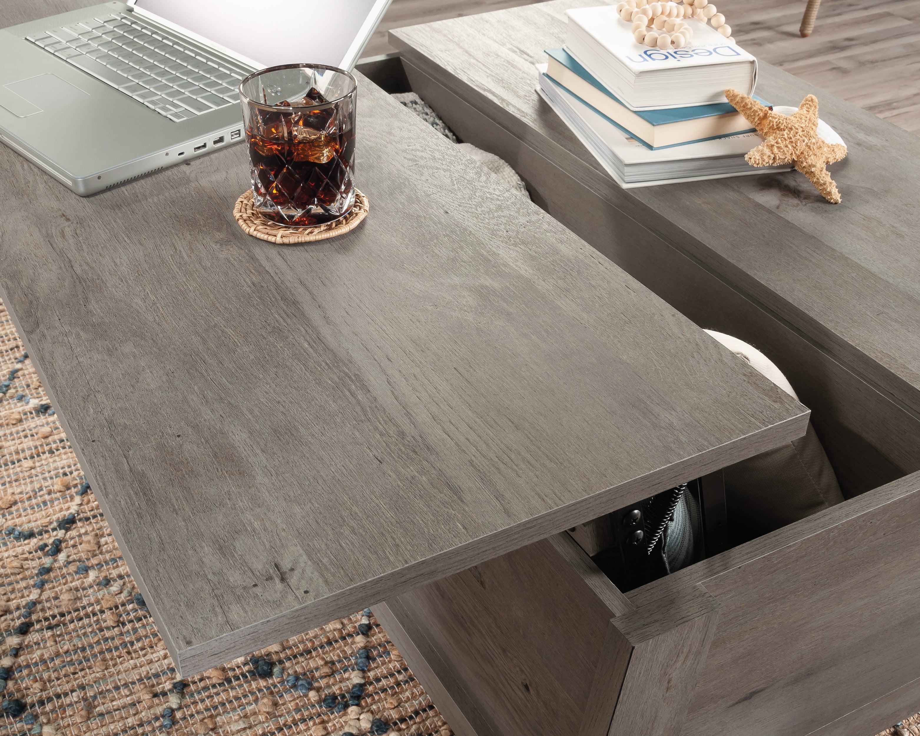 Trestle Lift-Top Coffee Table