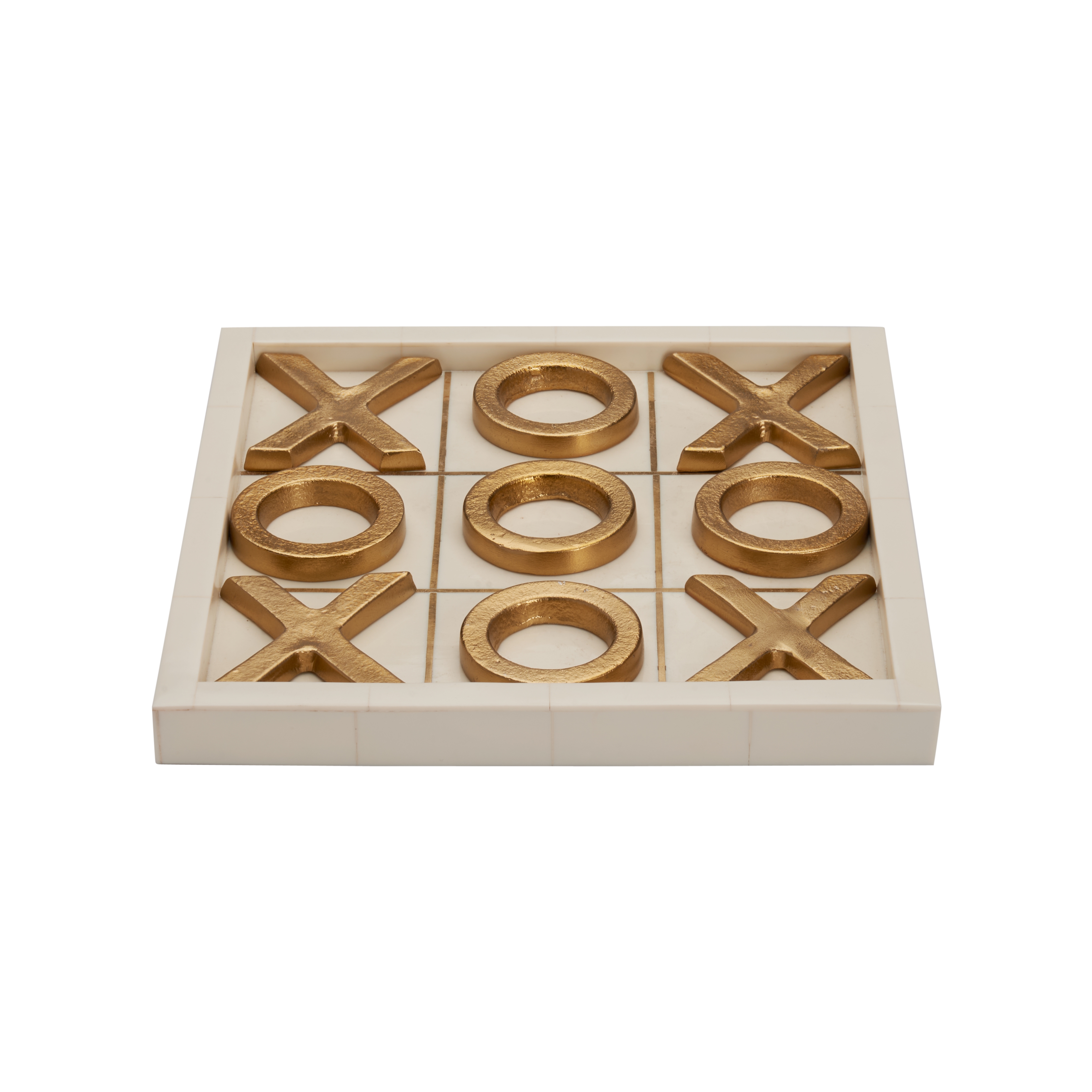 Chelsea House Chelsea House Misc Tic Tac Toe-Resin/Gold Metal (Box)
