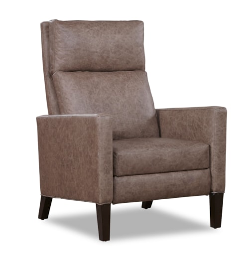 Contemporary Push-Back High-Leg Recliner