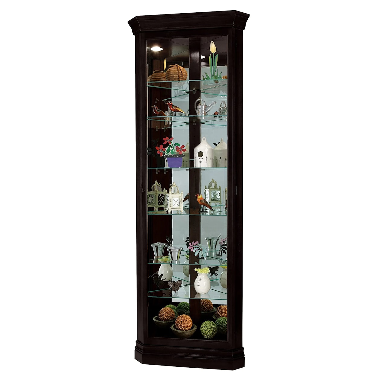 Howard Miller Corner Curios Duane Display Cabinet