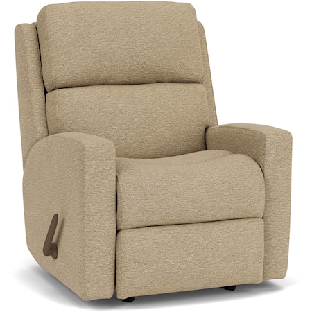 Contemporary Casual Rocking Recliner