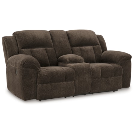 Reclining Loveseat With Console