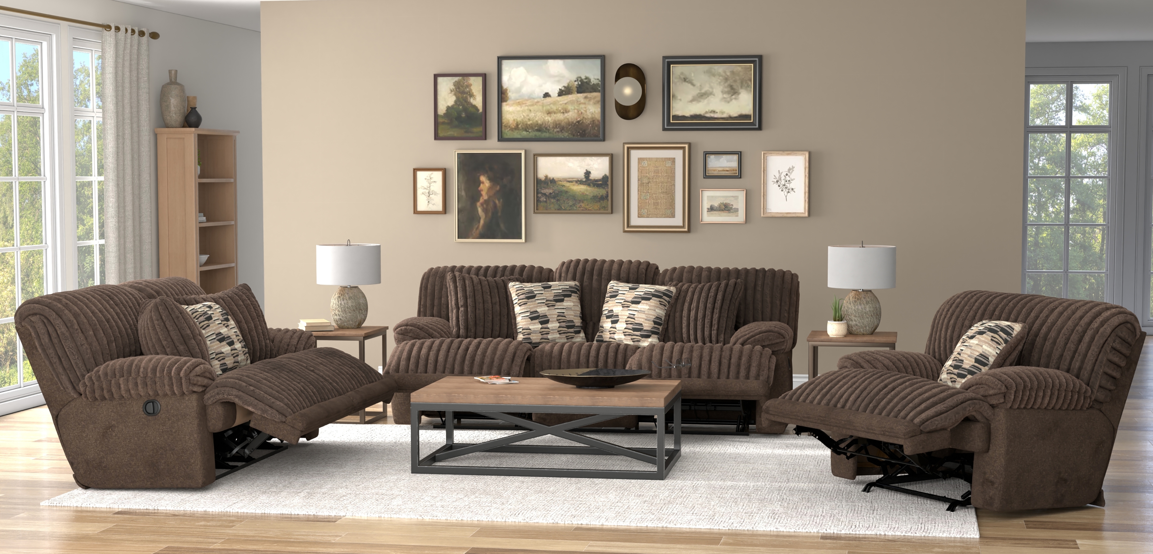 Catnapper Hollifield Manual Reclining Sofa