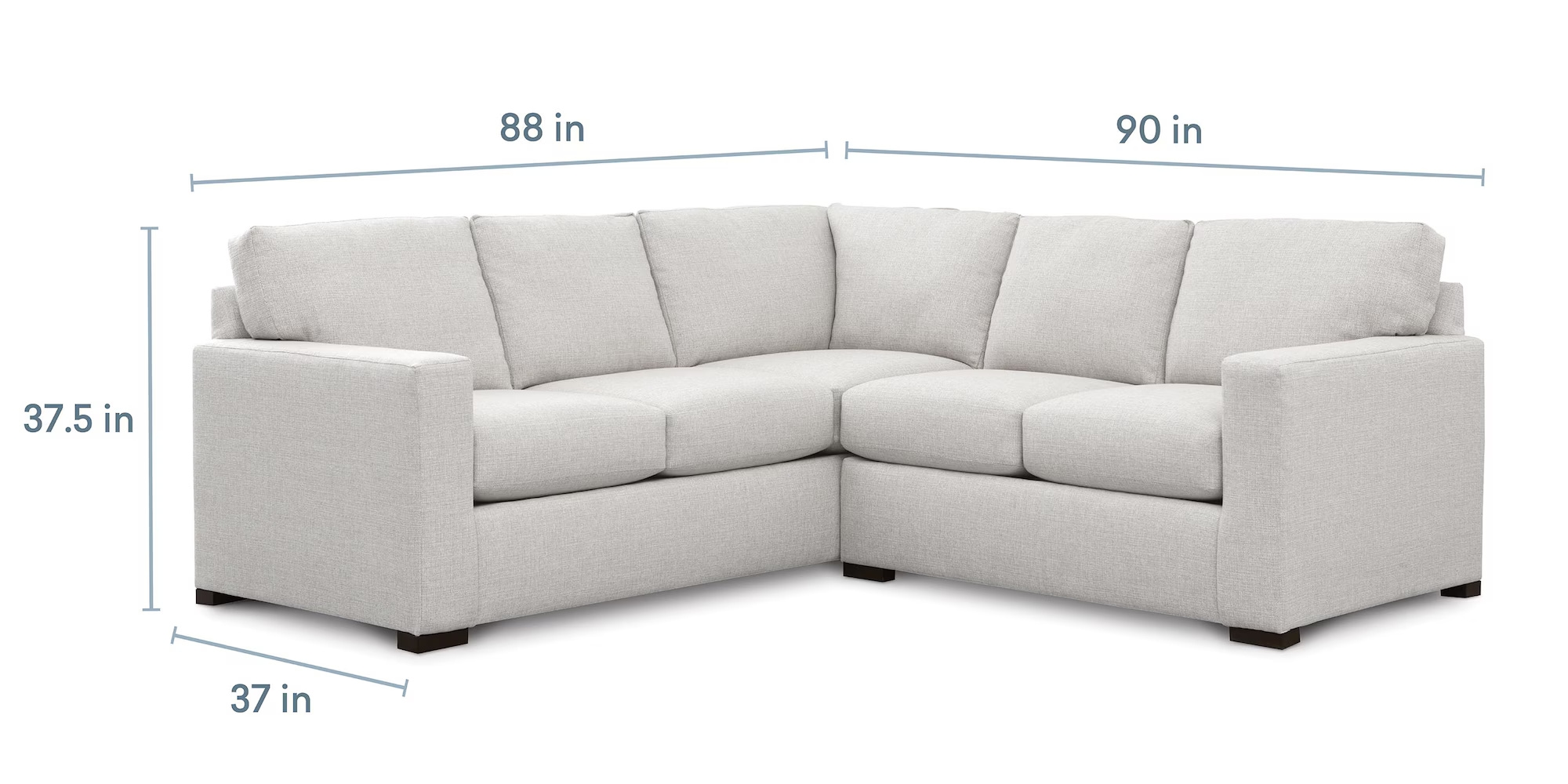 Anson Track Arm L-Shaped Sectional