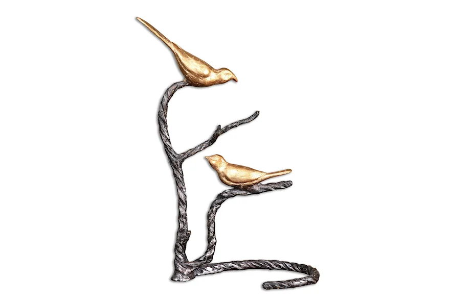 Accessories - Statues and Figurines Birds on a Limb Sculpture by Uttermost at Town and Country Furniture 