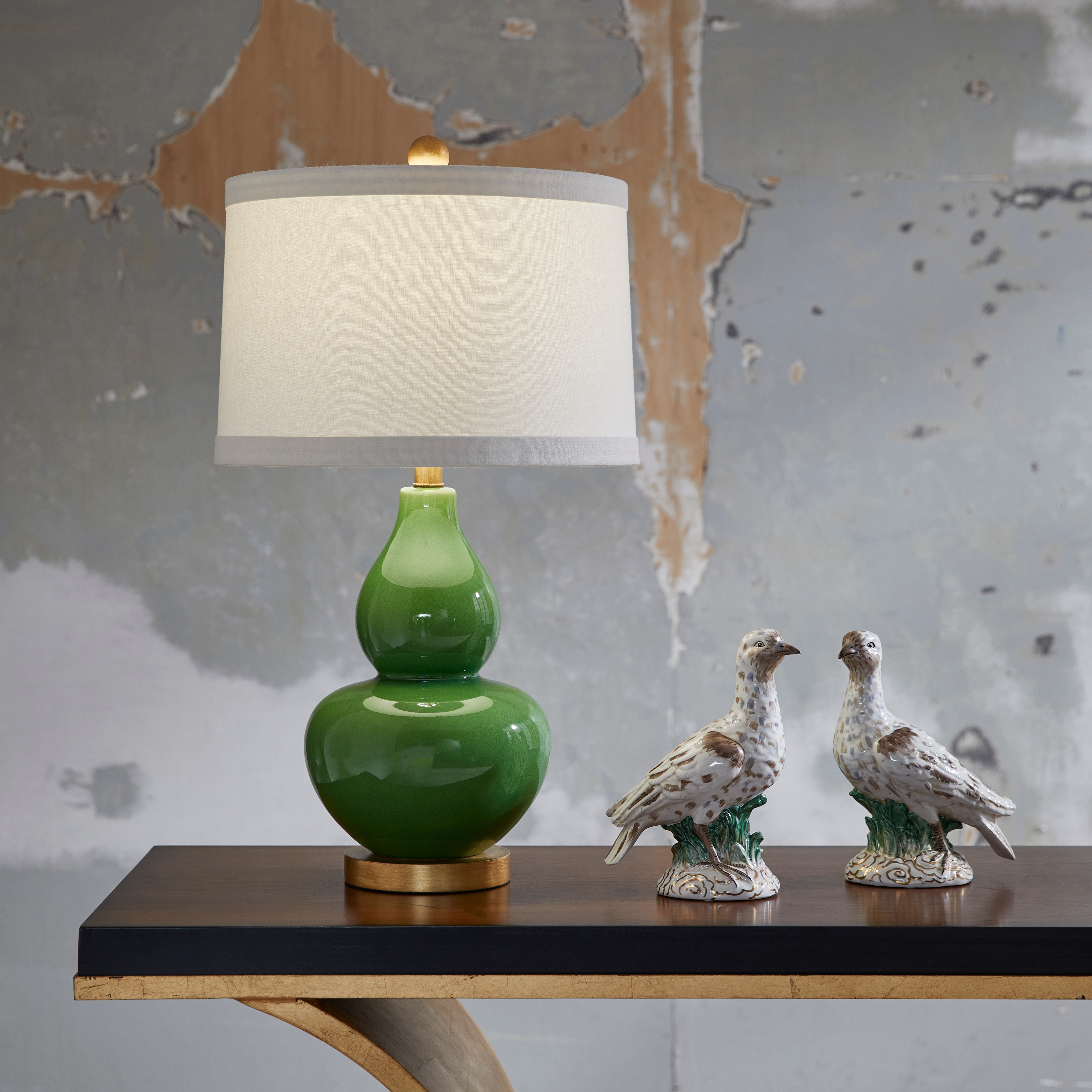 Chelsea House Chelsea House Misc Gourd Lamp - Green