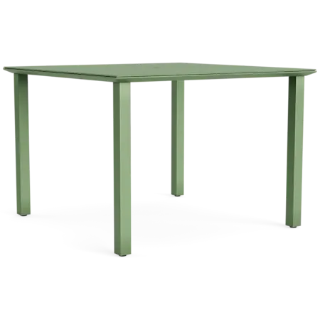 42" Sq. Parsons Dining Table w/Umbrella Hole