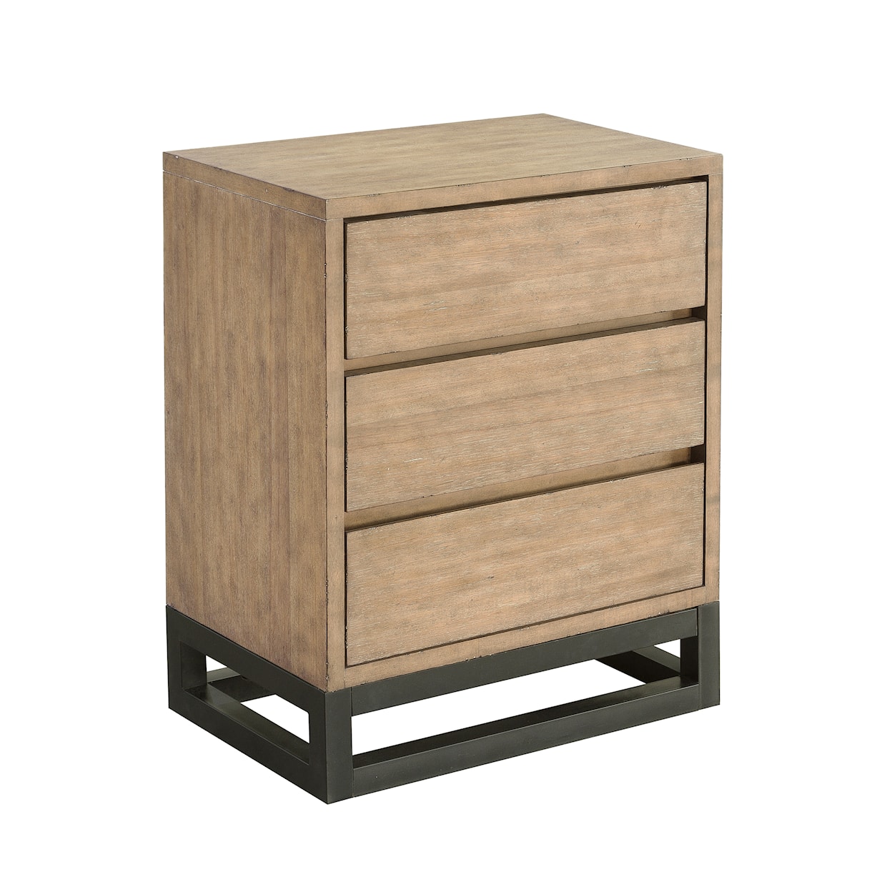 Accentrics Home Accents Natural Industrial Nightstand