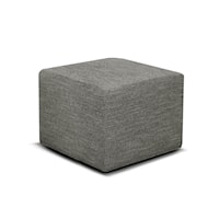 Contemporary Accent Ottoman with Casters