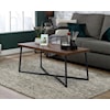 Sauder Canton Lane Coffee Table with Metal Base