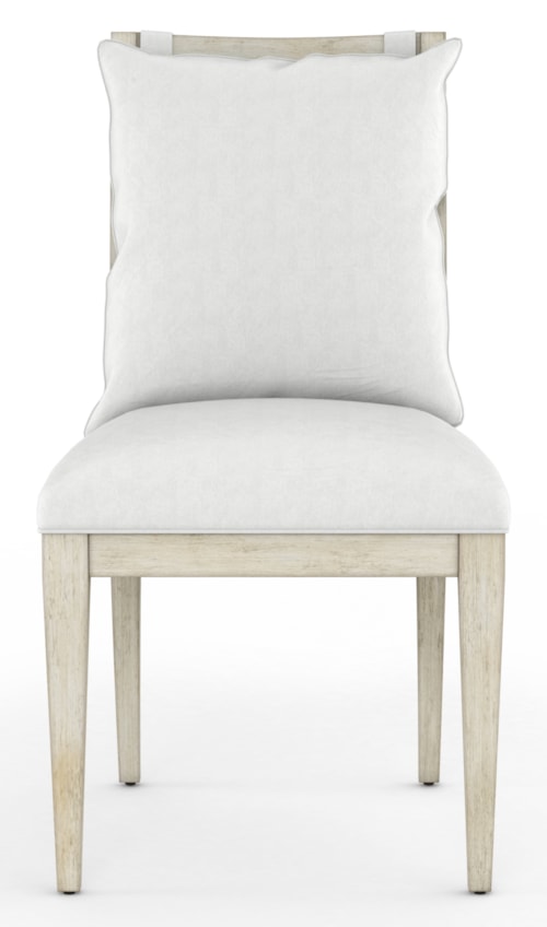 Contemporary Side Chair with Upholstered Seat