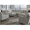 Fusion Furniture 51 MARE IVORY 4-Piece Sectional with Right Chaise