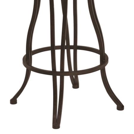 26&quot; Counter Height Metal Swivel Barstool